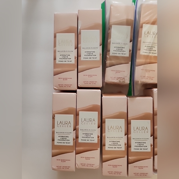 Laura Geller Lot Of 13 Foundations Makeup Assort Shades $300 RETAIL New In Box - Picture 2 of 2